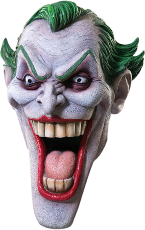 download deluxe latex batman joker mask joker mask full size png image pngkit download deluxe latex batman joker mask