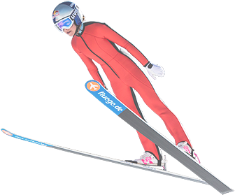 Winding Up - Ski Jumping (2048x973), Png Download