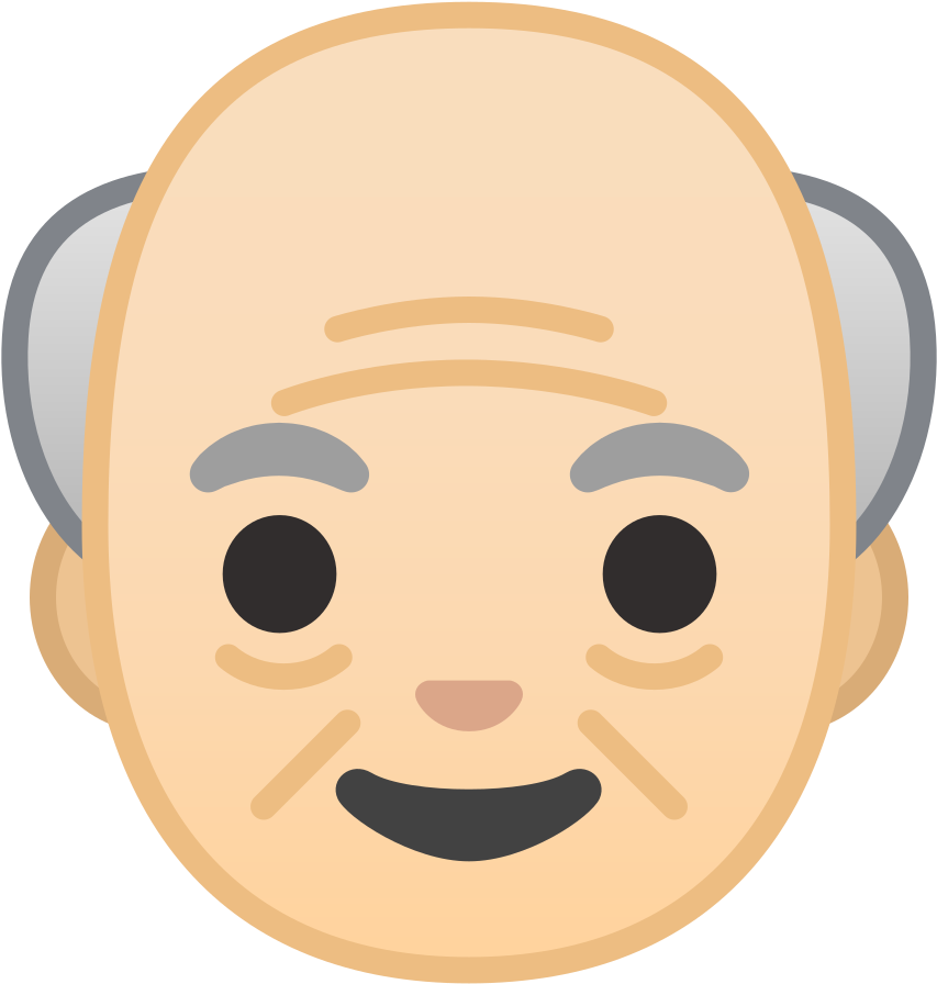 Download Svg Download Png - Old Man Emoji Png (1024x1024), Png Download