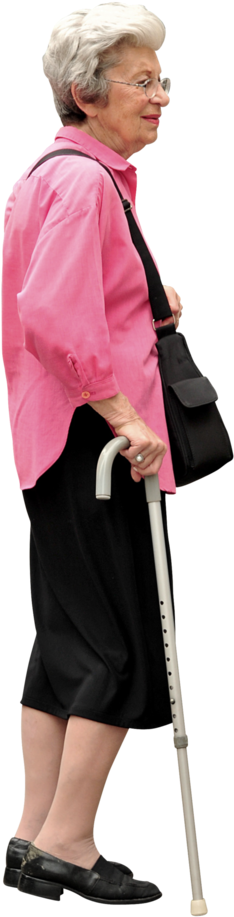 People Walking Png, People Sitting Png, People Png, - Old People Walking Png (300x932), Png Download