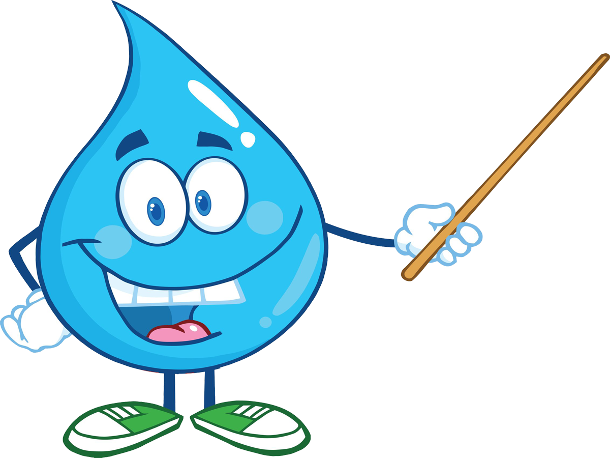 Water Cartoon Png Clip - Gota De Agua Animada (1200x900), Png Download