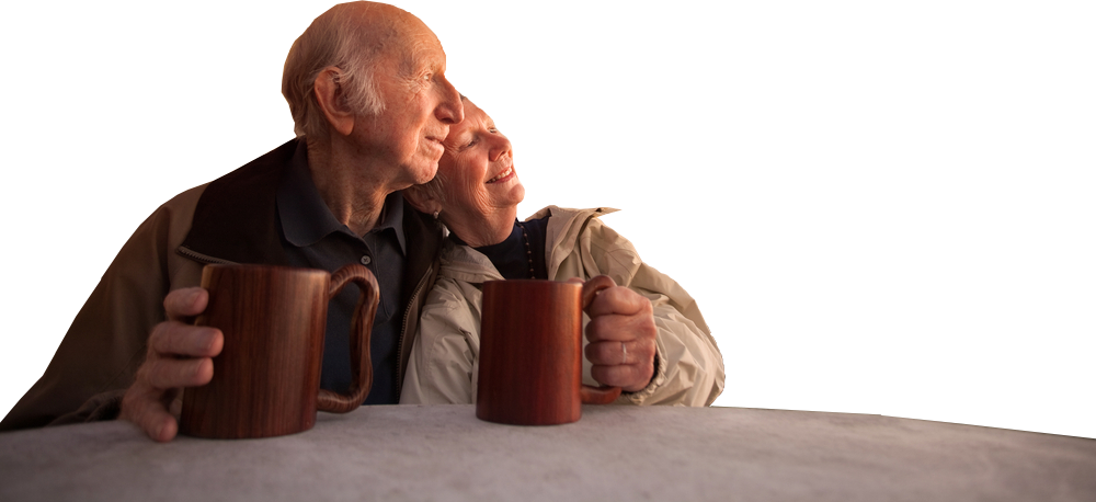 Improved Results Refractive Cataract Surgery - Old People Sitting Png (1000x458), Png Download