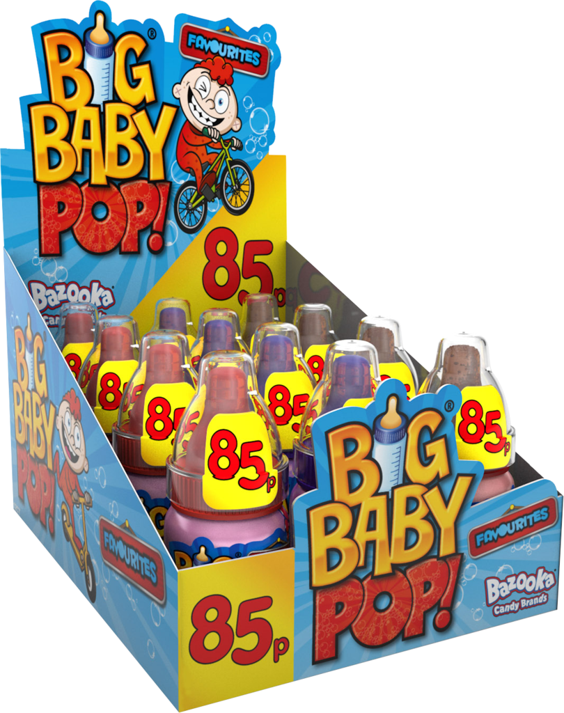 631 Big Baby Pop 12 X 85p - Bazooka Big Baby (810x1024), Png Download