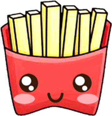 Imagenes Kawaii De Papas Fritas (720x664), Png Download