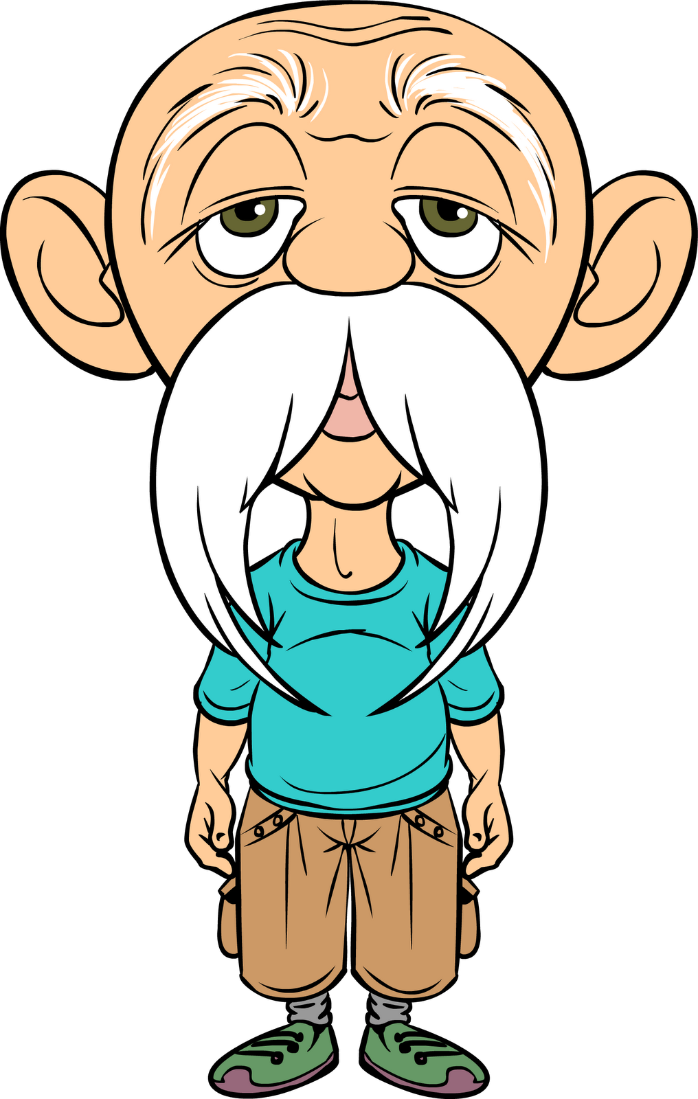 Transparent Stock Man Cartoon Szukaj W Google M Czy - Old Man Cartoon Png (1016x1600), Png Download