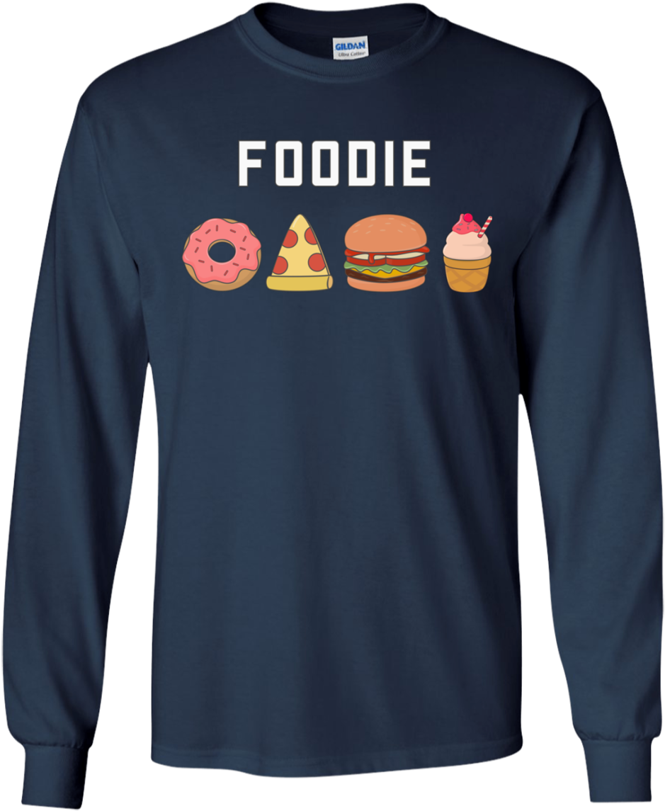 Food Pizza Burger Donut Cute And Kawaii Food T Shirts - Star Trek Discovery T Shirt (1155x1155), Png Download