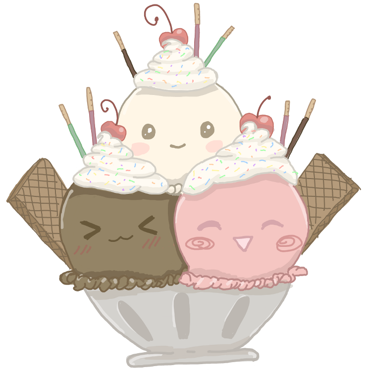 Desserts Clipart Kawaii - Dessert (1024x1365), Png Download