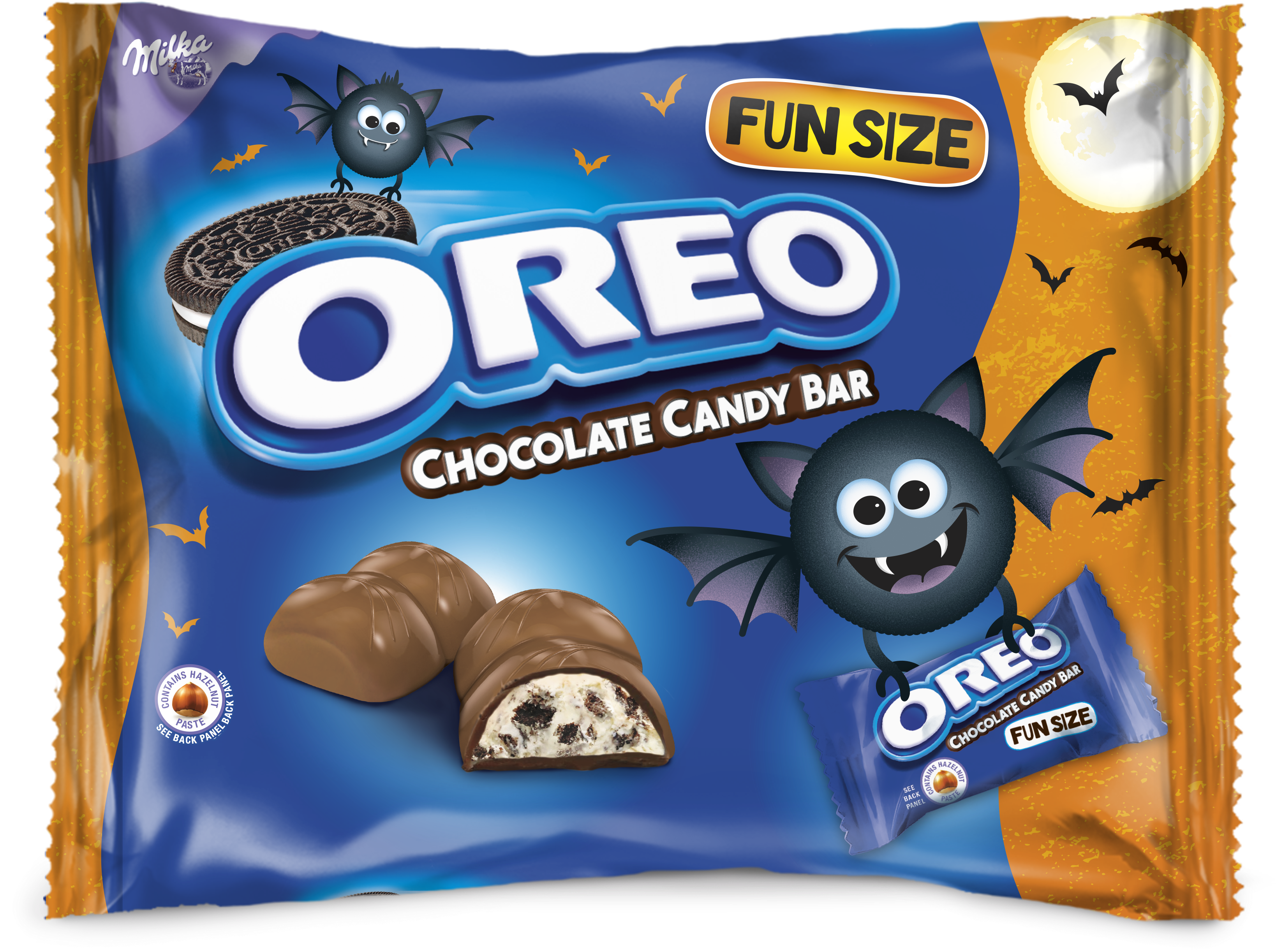 Halloween Oreo Chocolate Candy Bars Are A Thing Now - Oreo Candy Bar Fun Size (3584x2650), Png Download