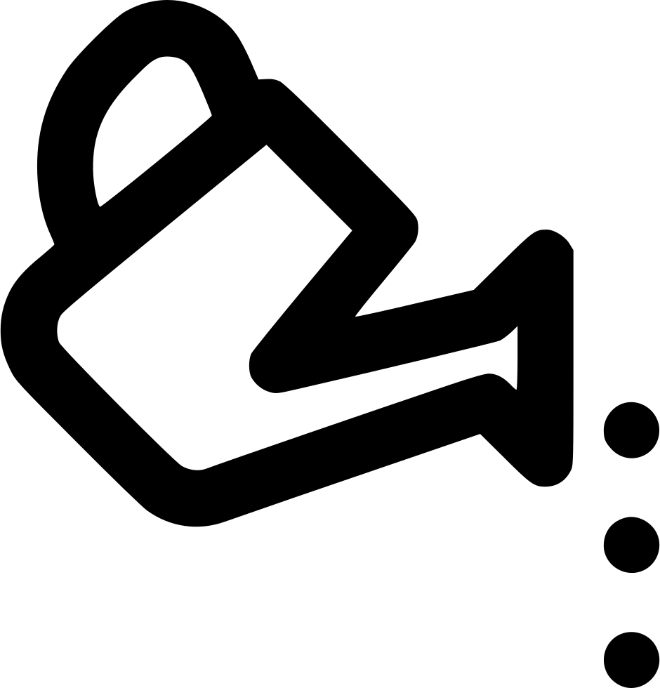 Watering Can - (940x980), Png Download