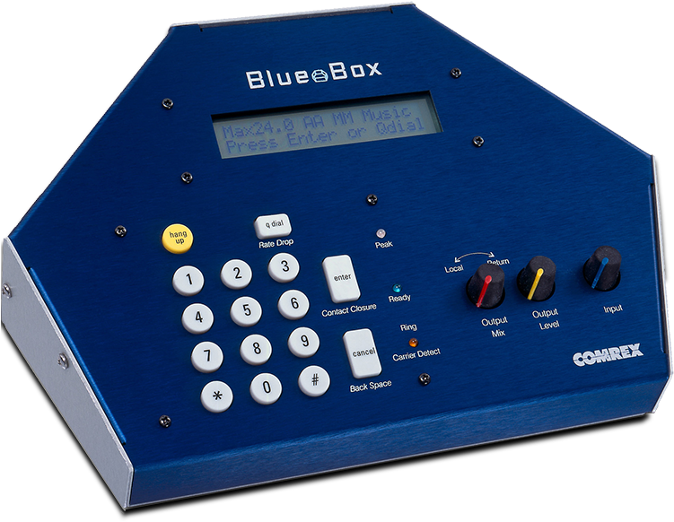 Bluebox - Comrex Blue Box (788x601), Png Download
