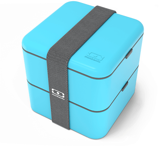 Mb Square Light Blue - Monbento Mb Square Bento Box (532x532), Png Download