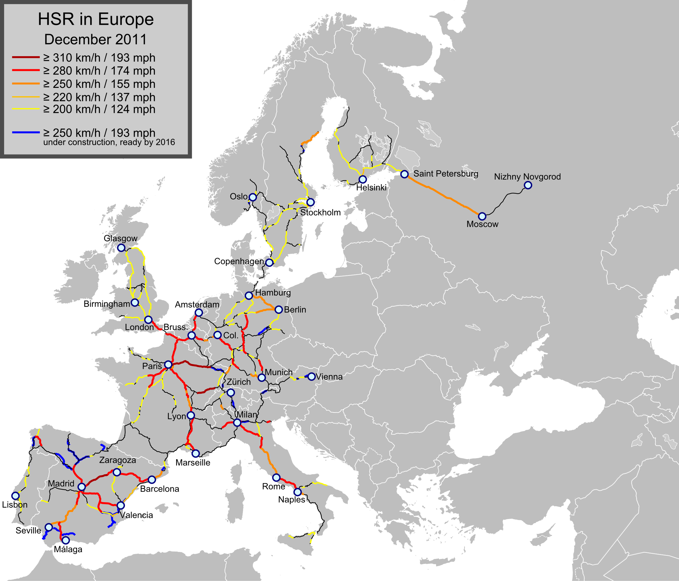 Download Hsr In Europe 201112 En Megabus Route Map Europe Full