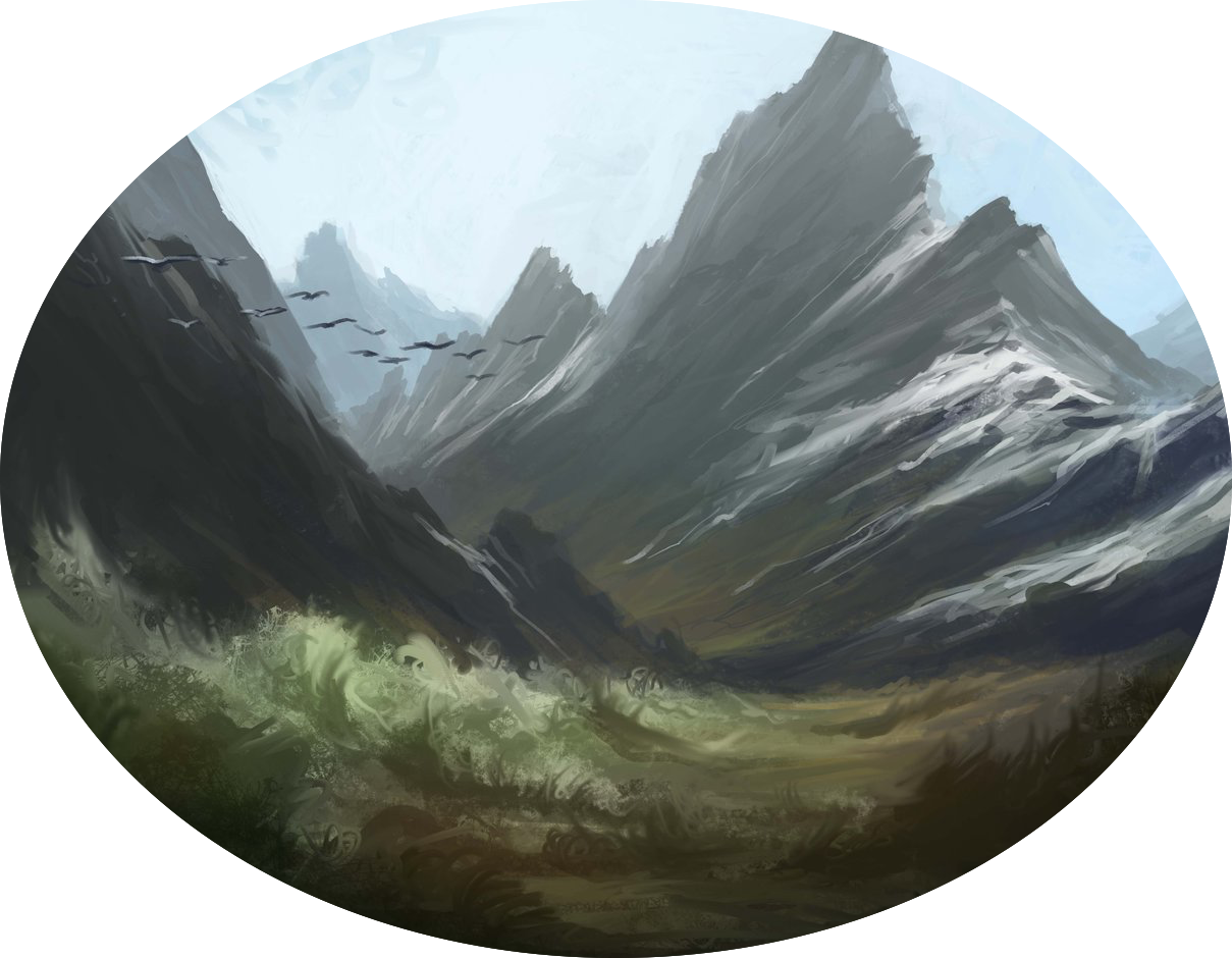 Snowy Mountains By Einarnordstrom-d86b6tc - Snowy Mountains (1209x940), Png Download