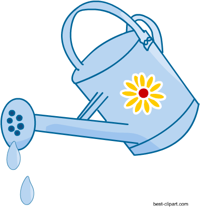 Watering Can, Free Png Clip Art Image (450x450), Png Download