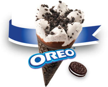 Giant King Cone Oreo - Oreo Cone (500x500), Png Download