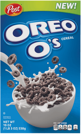 50 For Oreo O's™ Cereal - Oreo Cereal (454x600), Png Download