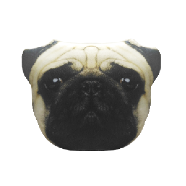Almofada Cabeça Cachorro "pugg" - Pug (600x800), Png Download