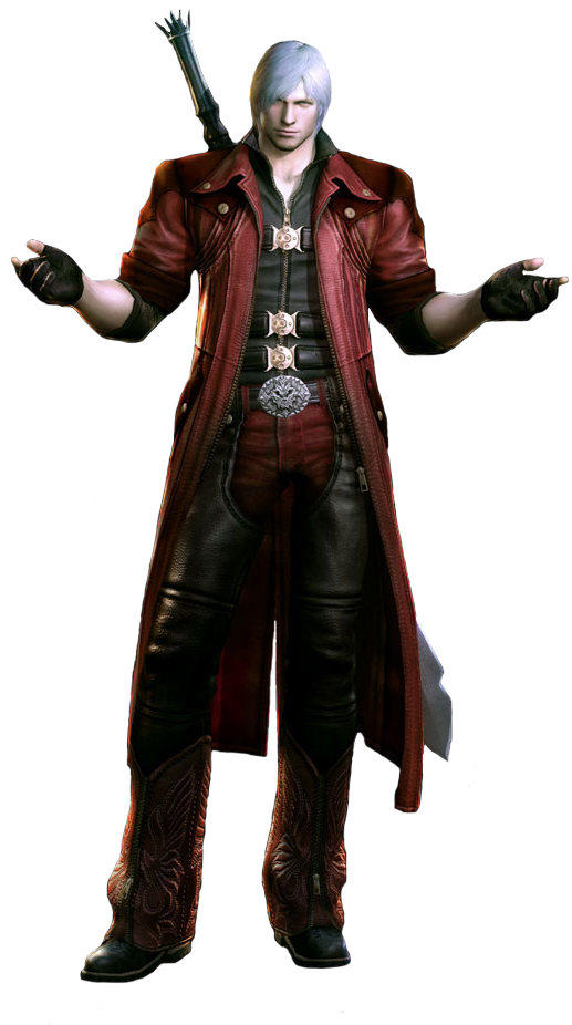 The Flair Of Dante - Dante Devil May Cry (573x933), Png Download
