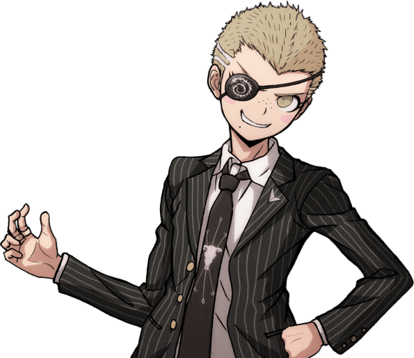 Fuyuhiko Kuzuryuu Halfbody Sprite (6) - Fuyuhiko Kuzuryuu Sprites (595x514), Png Download