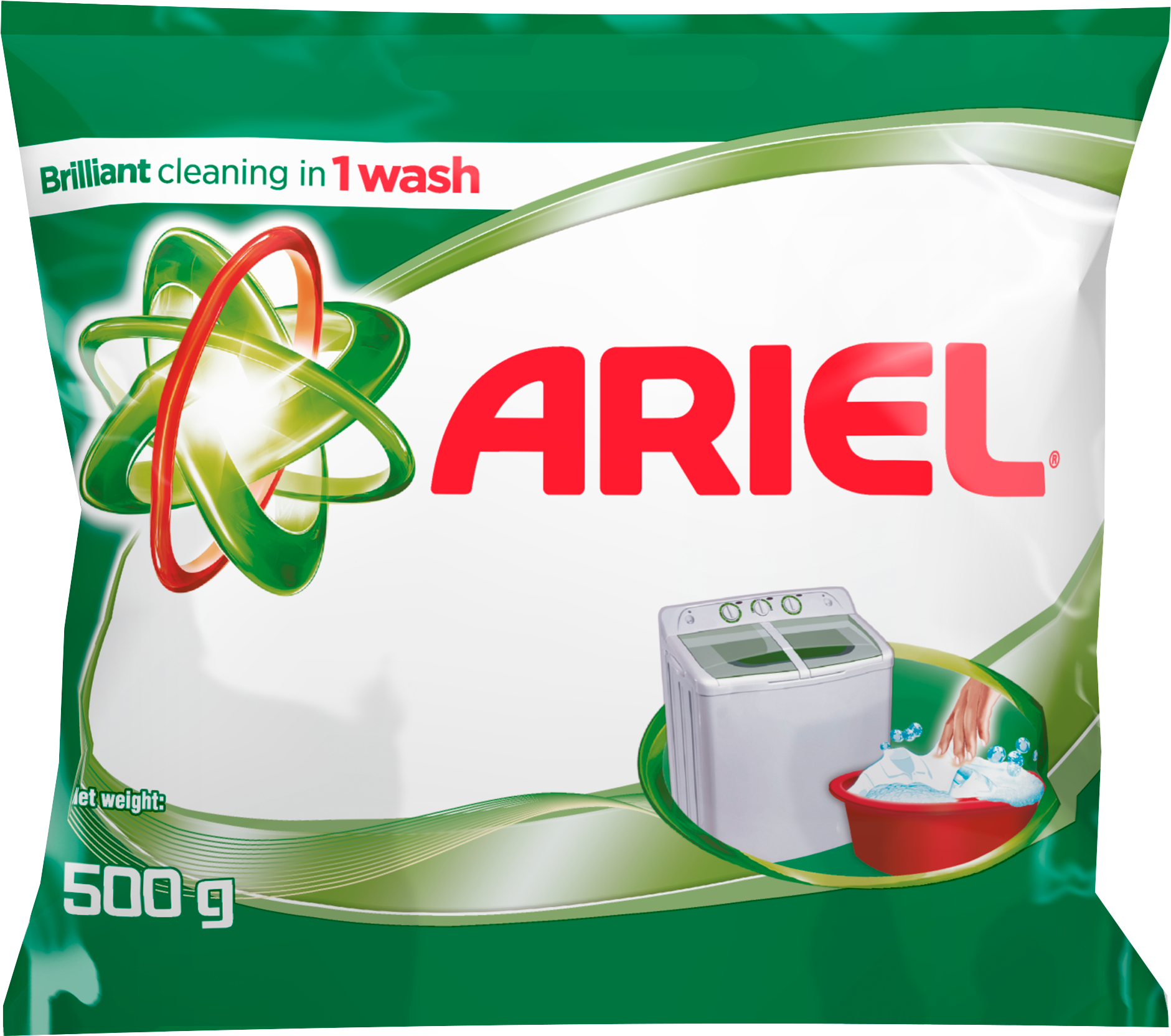 Washing Powder Png - Ariel Matic Top Load Detergent Washing Powder - 1 Kg (2000x2000), Png Download