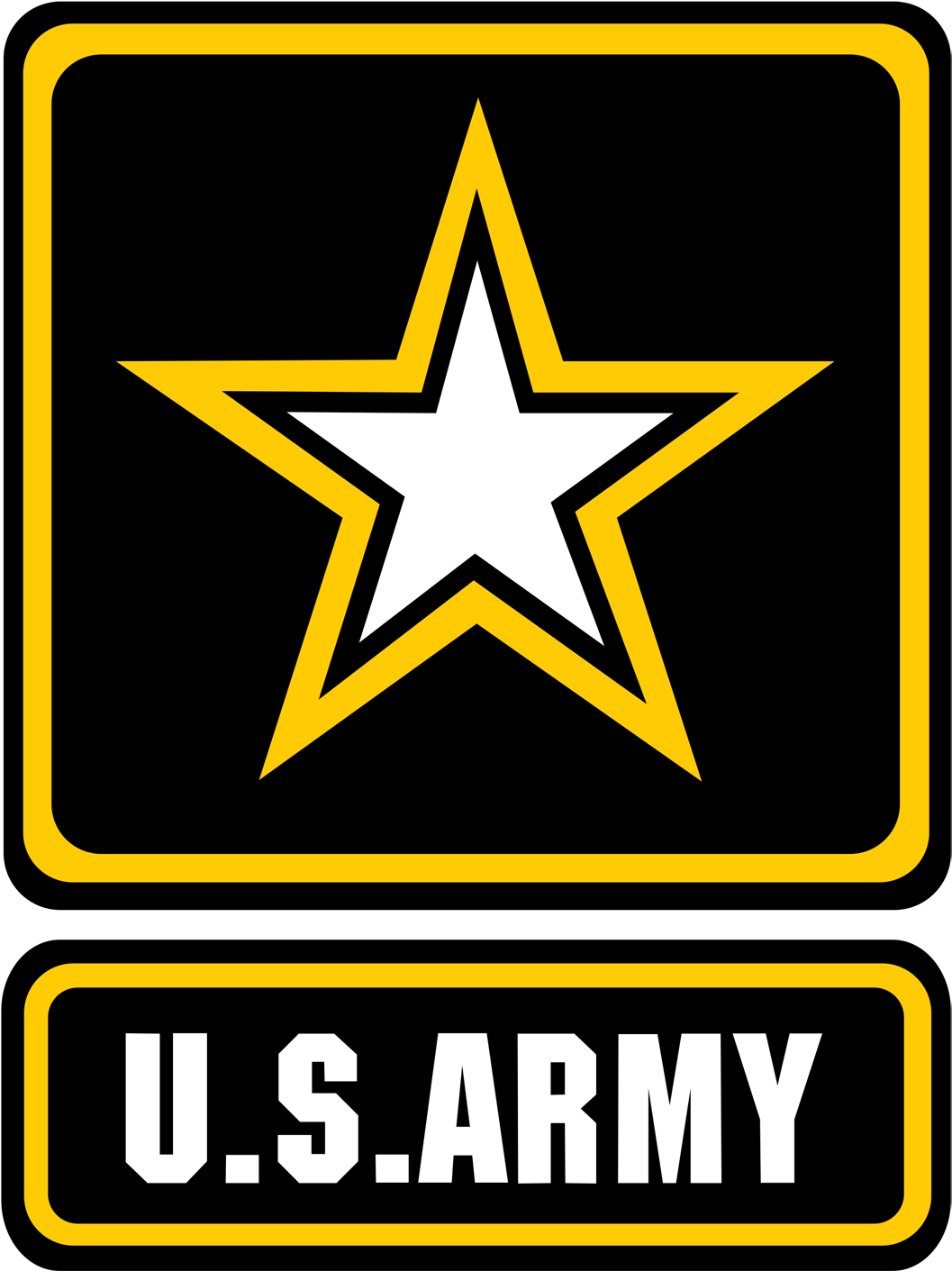 Army - Us Army Logo (1000x1305), Png Download