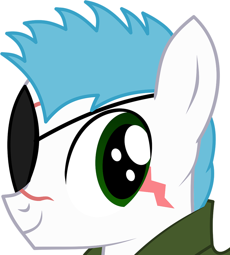 Cyanlightning, Clothes, Exploitable Bolt, Eyepatch, - Cartoon (1000x1000), Png Download