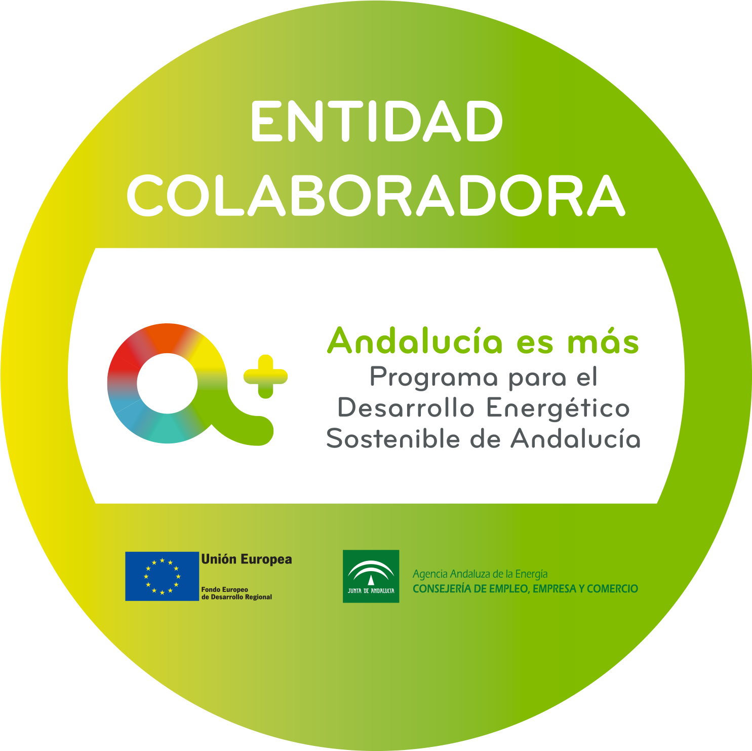 Sello Entidad Colaboradora Aae - Entidad Colaboradora Agencia Andaluza De La Energia (1500x1500), Png Download