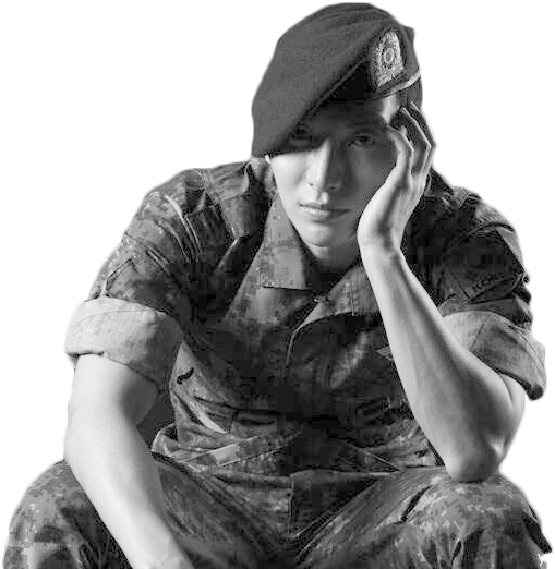 Army Png Picture - Black And White Army Png (611x800), Png Download
