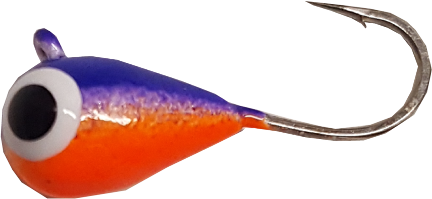 Orange Purple Uv Glow Tungsten Jig - Purple (1023x1024), Png Download