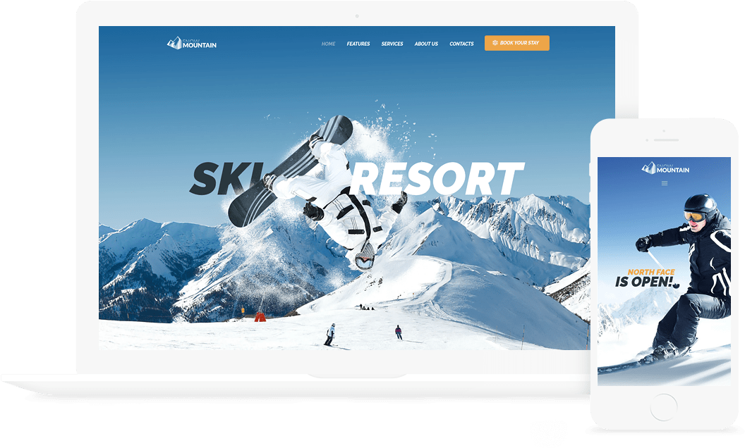 Snow Mountain Ski Resort & Snowboard School - Pro4 4k Ultra Hd Aerial 2.0 Inch High (1056x636), Png Download