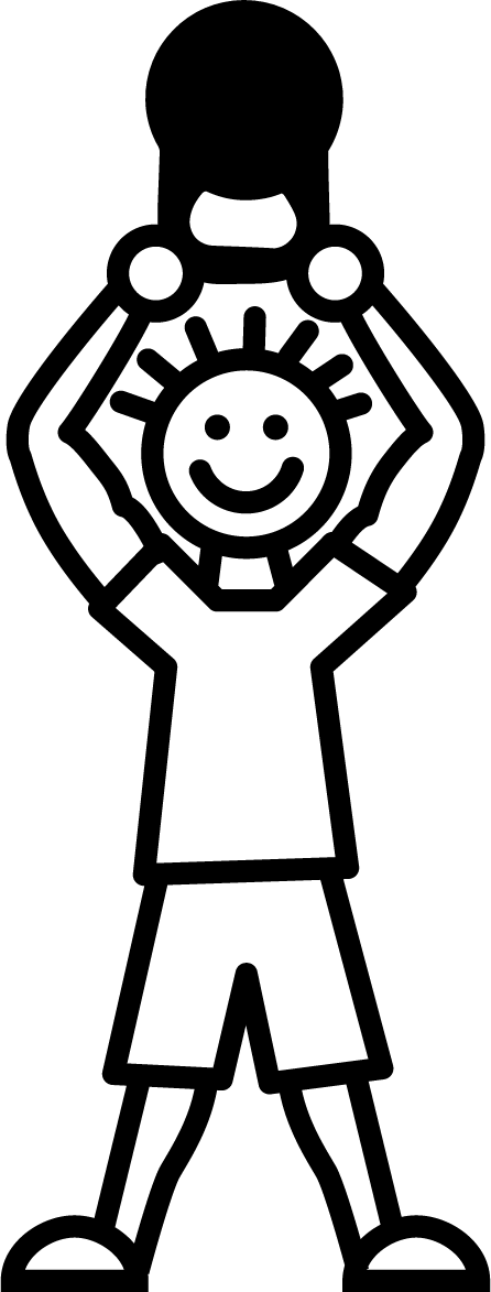 Stick Figure Family Sticker (446x1173), Png Download