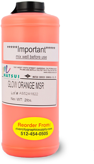 Matsui Glow Orange Msr Pigment - River City Graphic Supply (600x600), Png Download
