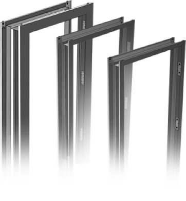 Graham Wood Doors - Industrial Metal Door Frame (362x392), Png Download