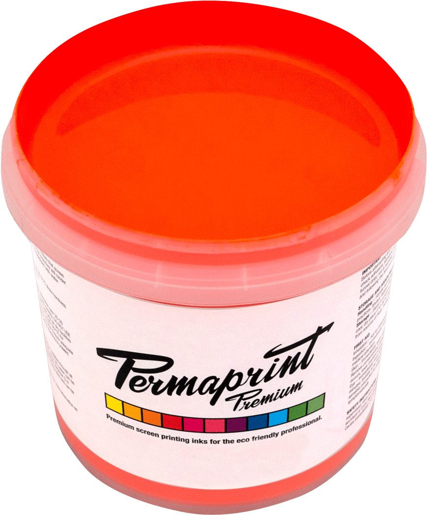 1 L Ppp Glow Orange Web - Permaprint 300ml Fabric Printing Ink - Glow Blue (900x1077), Png Download