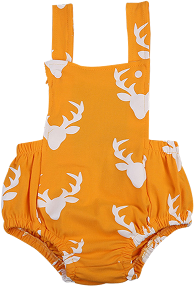 Cute Baby Deer Playsuit - Romper Suit (600x600), Png Download