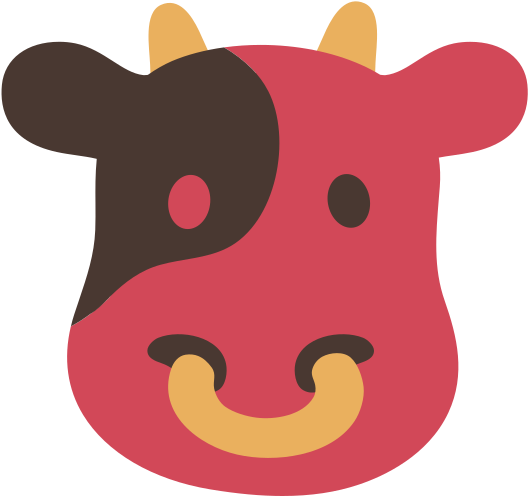 Cow Face - - Albert Einstein (533x533), Png Download
