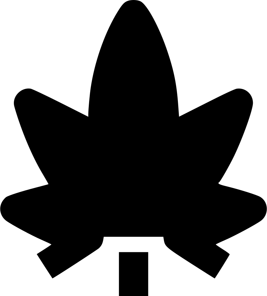 Cannabis Leaf Comments - Maple Leaf (884x980), Png Download