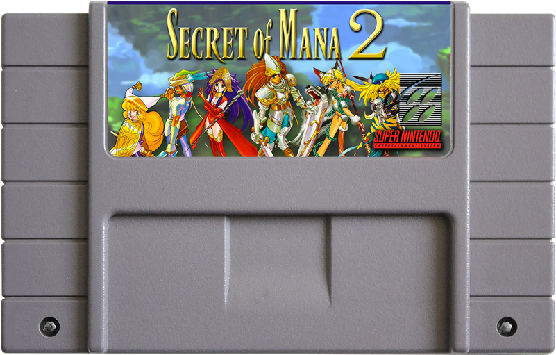 Ninja Turtles In Time Snes Transparent Png Image Black - Secret Of Mana 2 (in Box) - Snes (860x860), Png Download