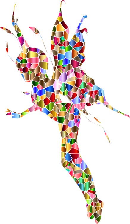 Drawing Fairy Art Elf Silhouette - Prismatic Rainbow Unicorn Throw Blanket (437x750), Png Download