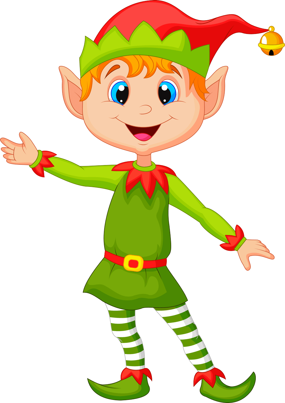 Elf Cartoon (916x1294), Png Download