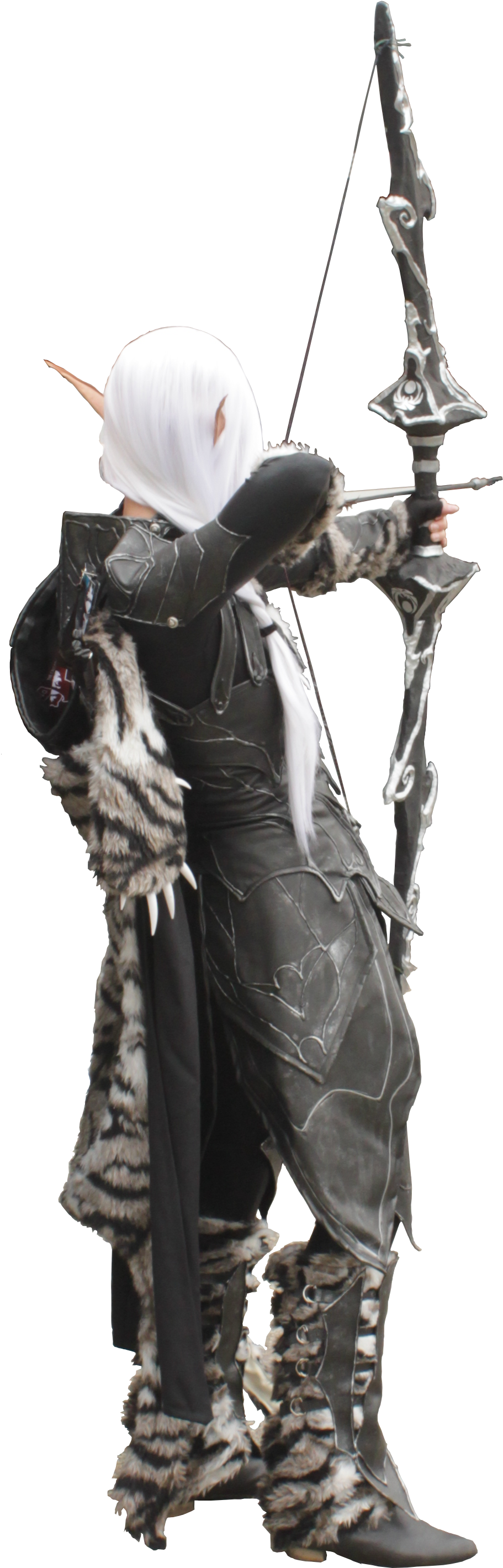 Altmer High Elf Alpha Back - High Elf (1008x2966), Png Download