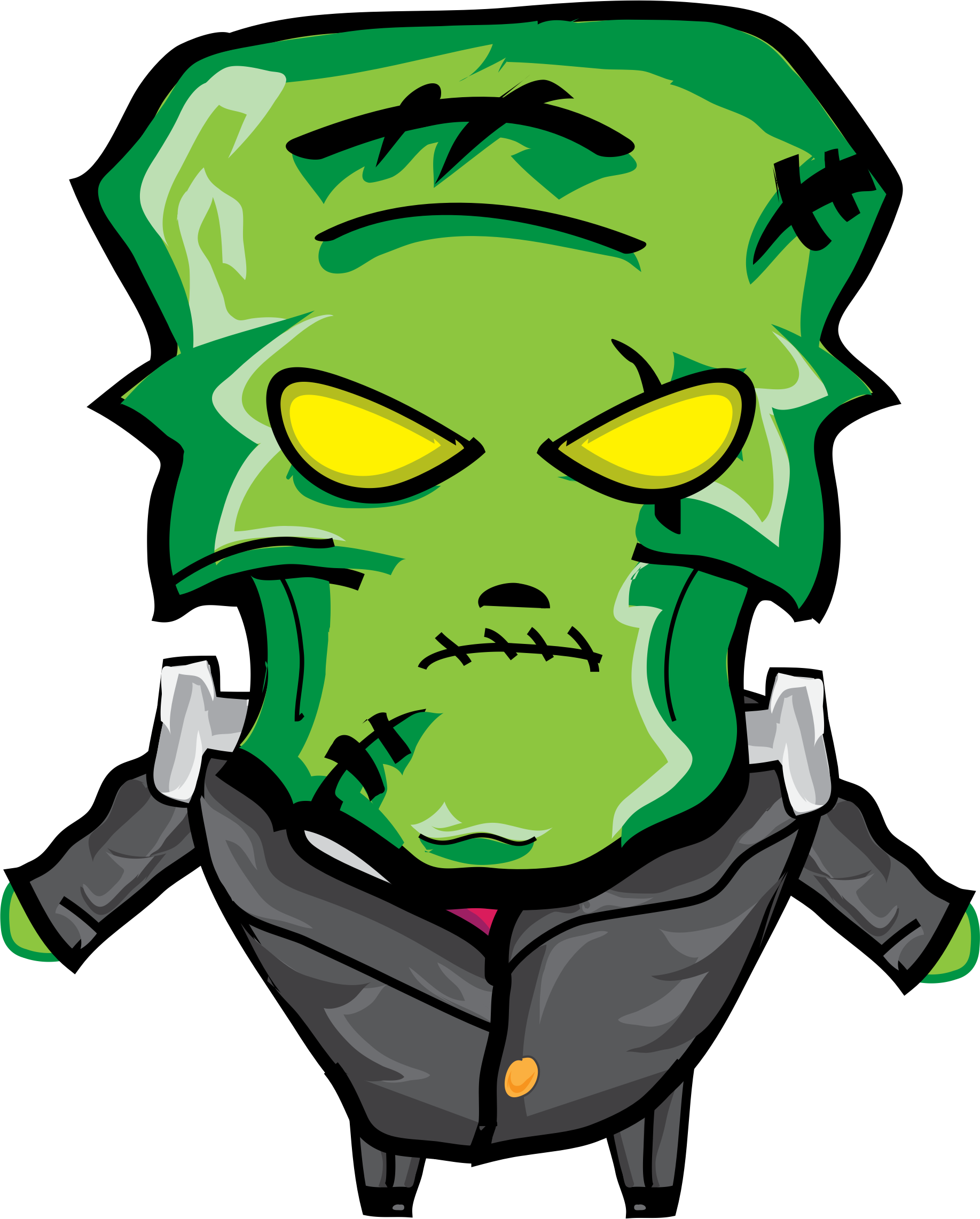 Frankenstein Png (1835x2283), Png Download
