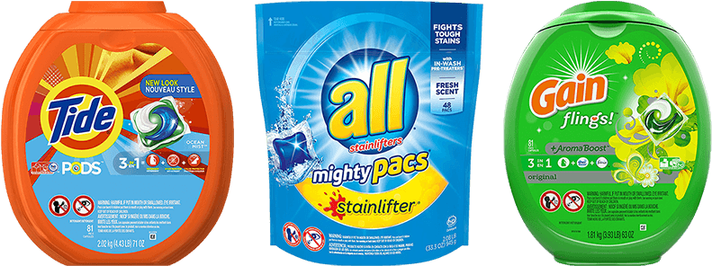 Quadcopter Reviews Best Smelling Laundry Detergents - All Mighty Pacs Laundry Detergent, 24 Count (800x325), Png Download