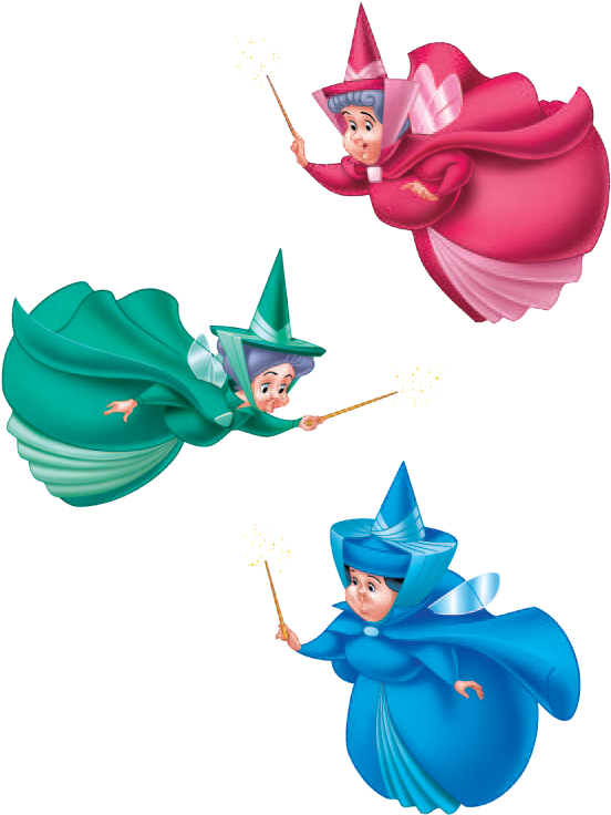 Sleeping Beauty Fairies - Sleeping Beauty Fairies Png (602x769), Png Download