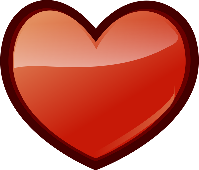 Free Heart - Heart Icon Cartoon (800x685), Png Download