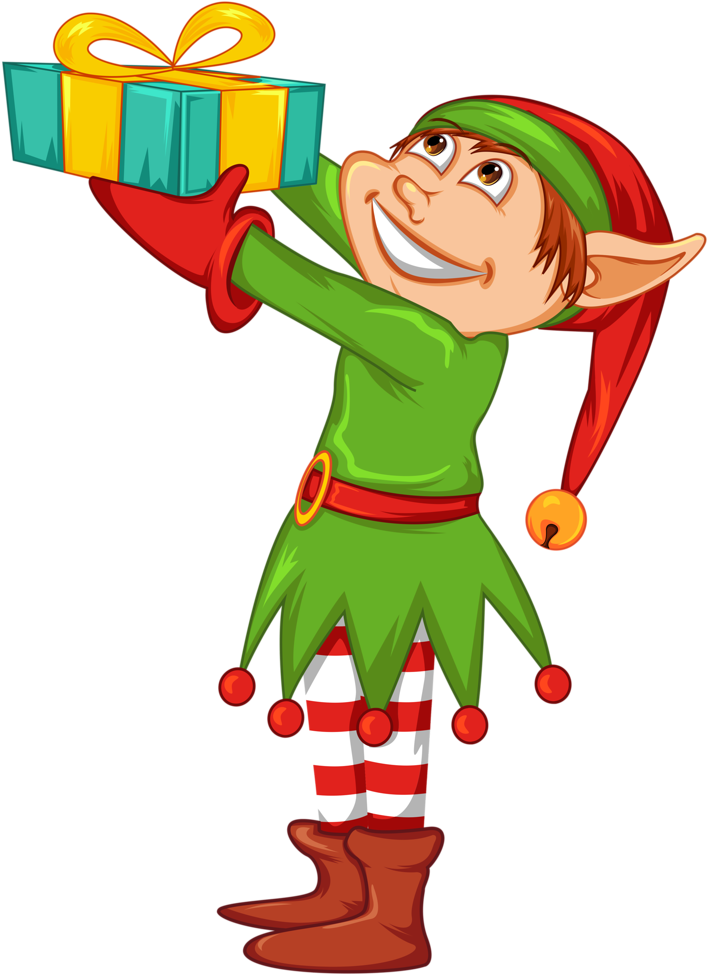 Clipart Reindeer Elf - Clip Art (826x1024), Png Download