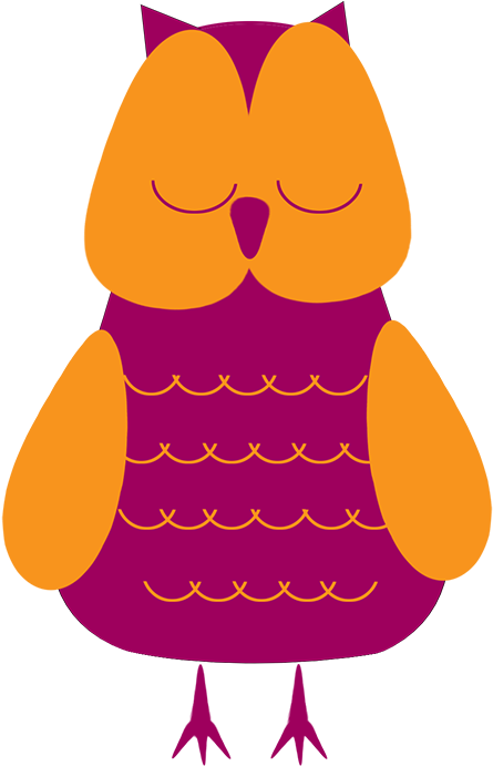 Sleeping Owl Clipart - Owl Sleep Vector Png (531x768), Png Download