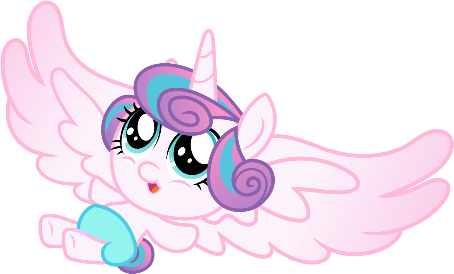 Alicorn Baby Flurry Heart - Mlp Flurry Heart (1600x1043), Png Download