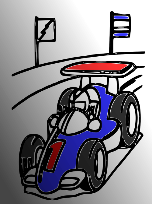 Race Driver,formula One,automobile Racer,racer,racing - Xe Đua Png Vector (500x670), Png Download