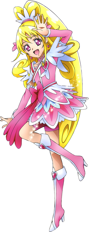 Pretty Cure Cure Heart Sh Pose - Pretty Cure Cure Heart (377x984), Png Download
